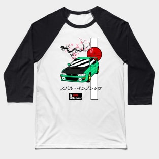 JDM 22b Green Red Sun Edition Baseball T-Shirt